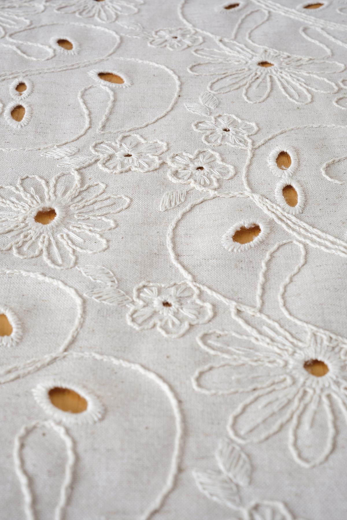 Nill İşlemeli Runner (40 x 140 cm) - Nazik Home - Yuvama Değer!