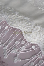 Viral Saçaklı Nakışlı Yüz Havlusu (50 x 90 cm)