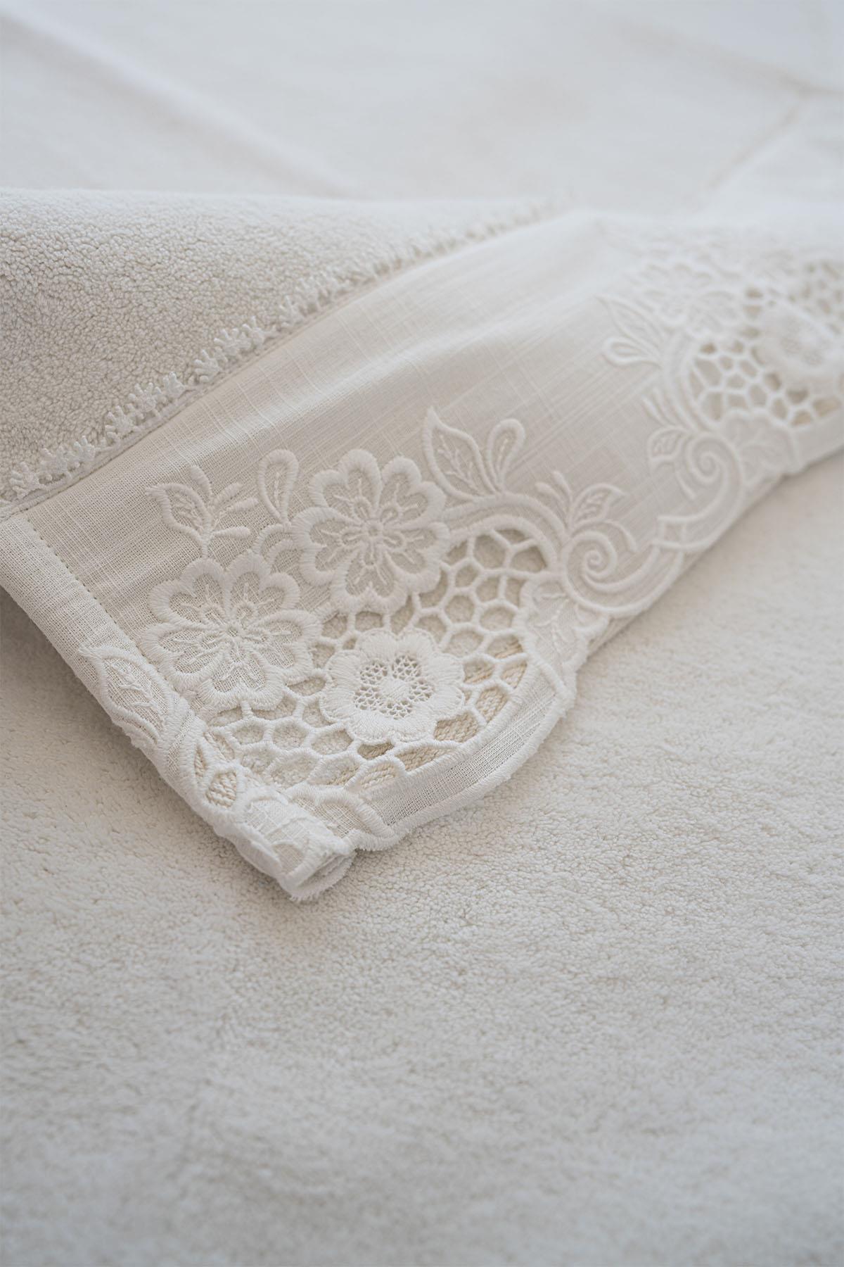 Puerta Çiçek İşlemeli 2'li Paspas Set (60 x 100 cm)