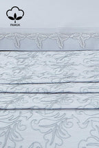 Ribera İşlemeli Çift Kişilik 9 Parça Nevresim + Pike Set - Nazik Home - Yuvama Değer!