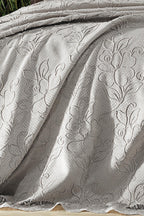 Rosella Dantelli Çift Kişilik 7 Parça Nevresim + Pike Set