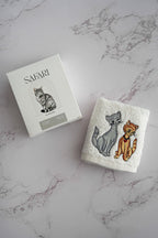 Safari Serisi Hayvan Nakışlı El Havlusu (30 x 50 cm)