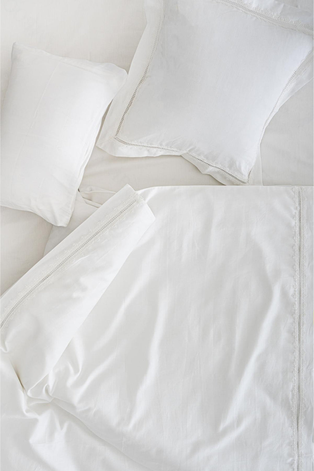 Sena Bebek İşlemeli Pamuk Saten 4 Parça Nevresim Takımı