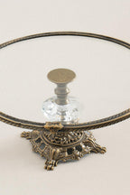 Sierra Eskitme Detaylı Ayaklı Sunumluk Yuvarlak (25 cm) - Nazik Home - Yuvama Değer!