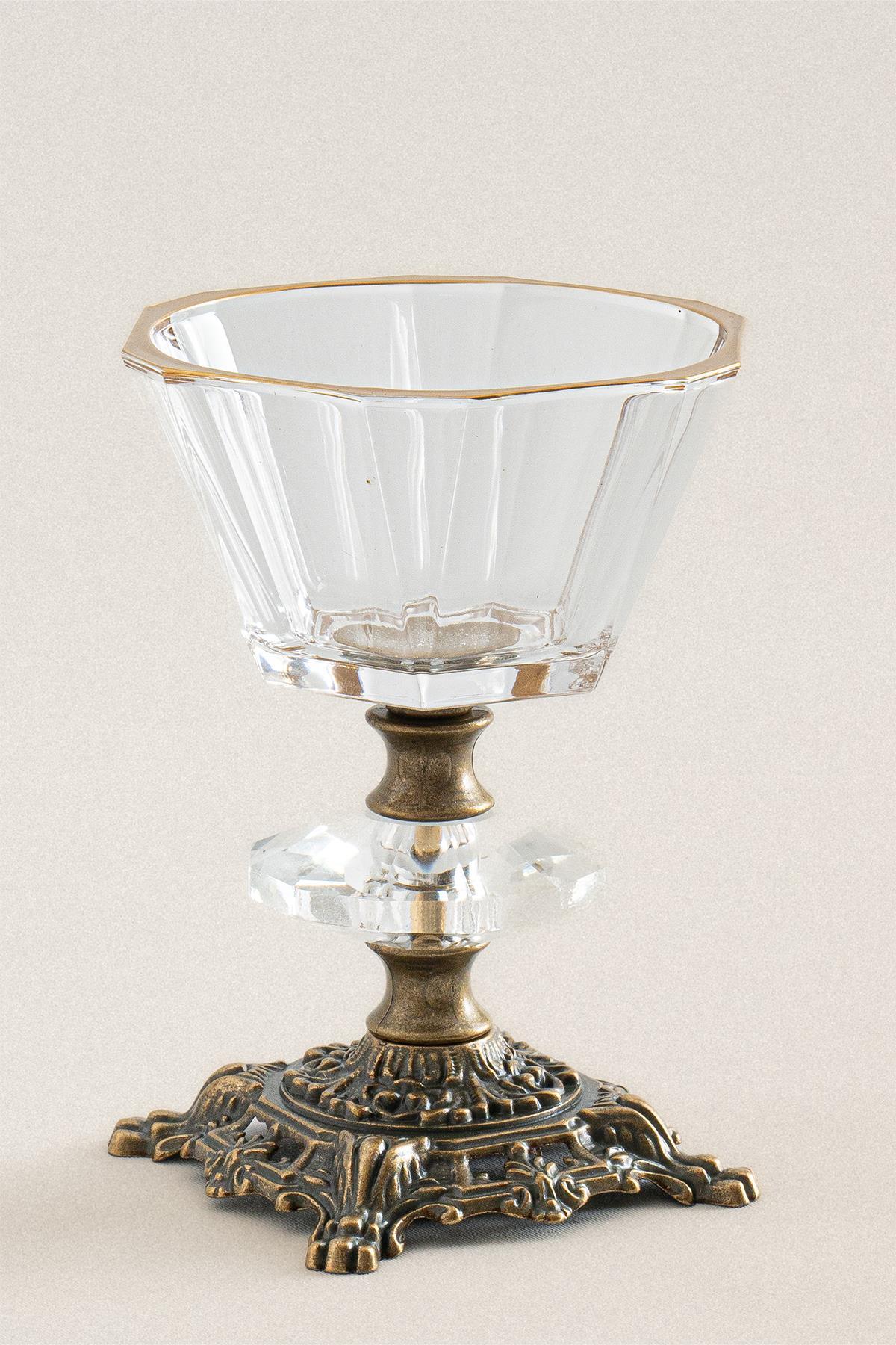 Sierra Eskitme Detaylı Döküm Ayak Sunum Kasesi (10 cm) - Nazik Home - Yuvama Değer!