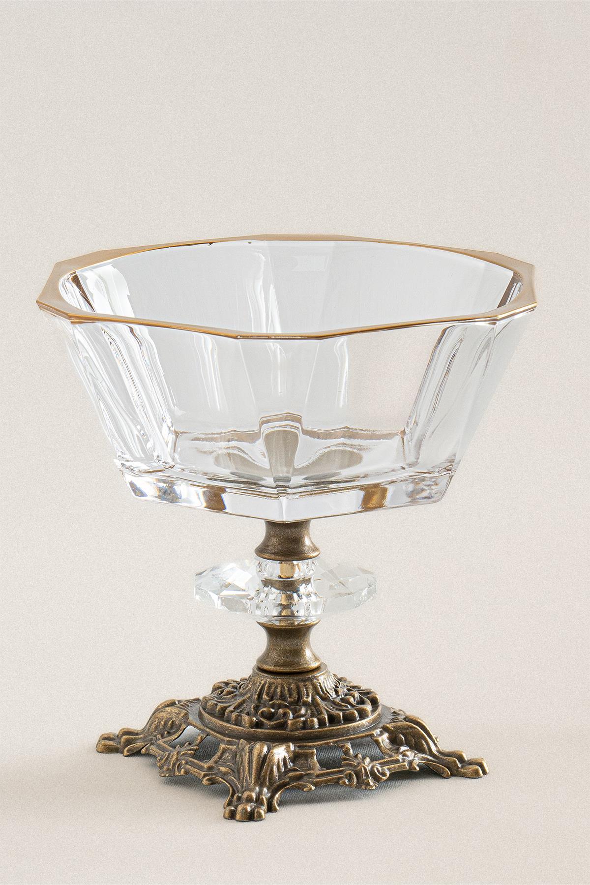 Sierra Eskitme Detaylı Döküm Ayak Sunum Kasesi (15 cm) - Nazik Home - Yuvama Değer!