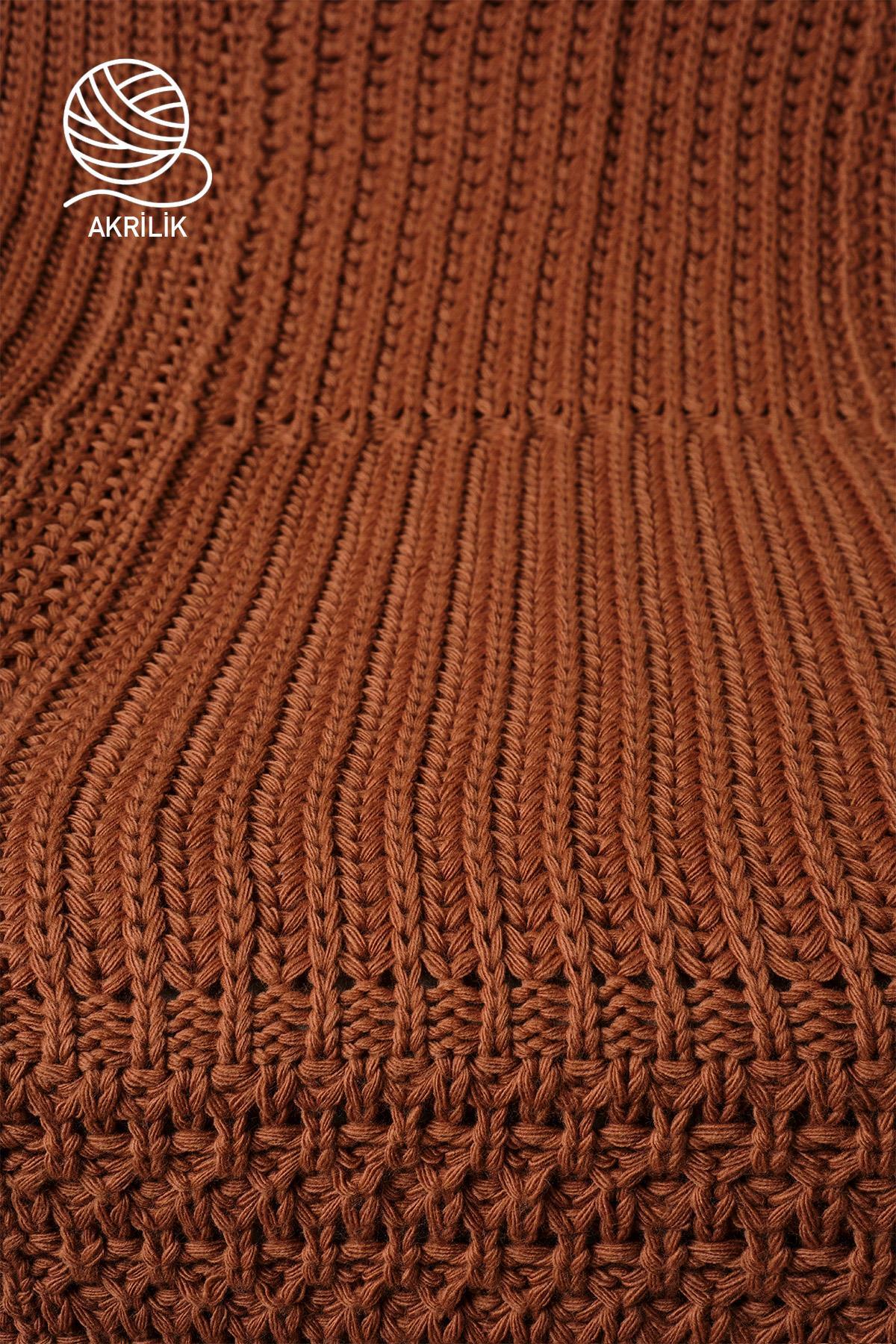 Simla Örgü TV Battaniyesi (130 x 150 cm) - Nazik Home - Yuvama Değer!