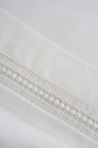 Sofia İşlemeli Pamuk Saten Çift Kişilik 6 Parça Nevresim Takımı