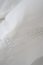 Sofia İşlemeli Pamuk Saten Süper King Size 6 Parça Nevresim Takımı