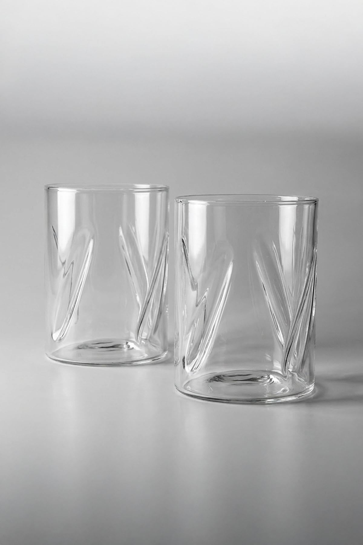 طقم كاسات مياه قطعتان Timeless Line (8 × 10 سم)