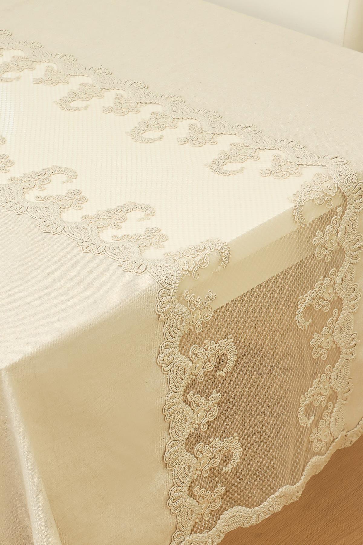 Vole Runner'lı Masa Örtüsü (150 x 250 cm) - Nazik Home - Yuvama Değer!