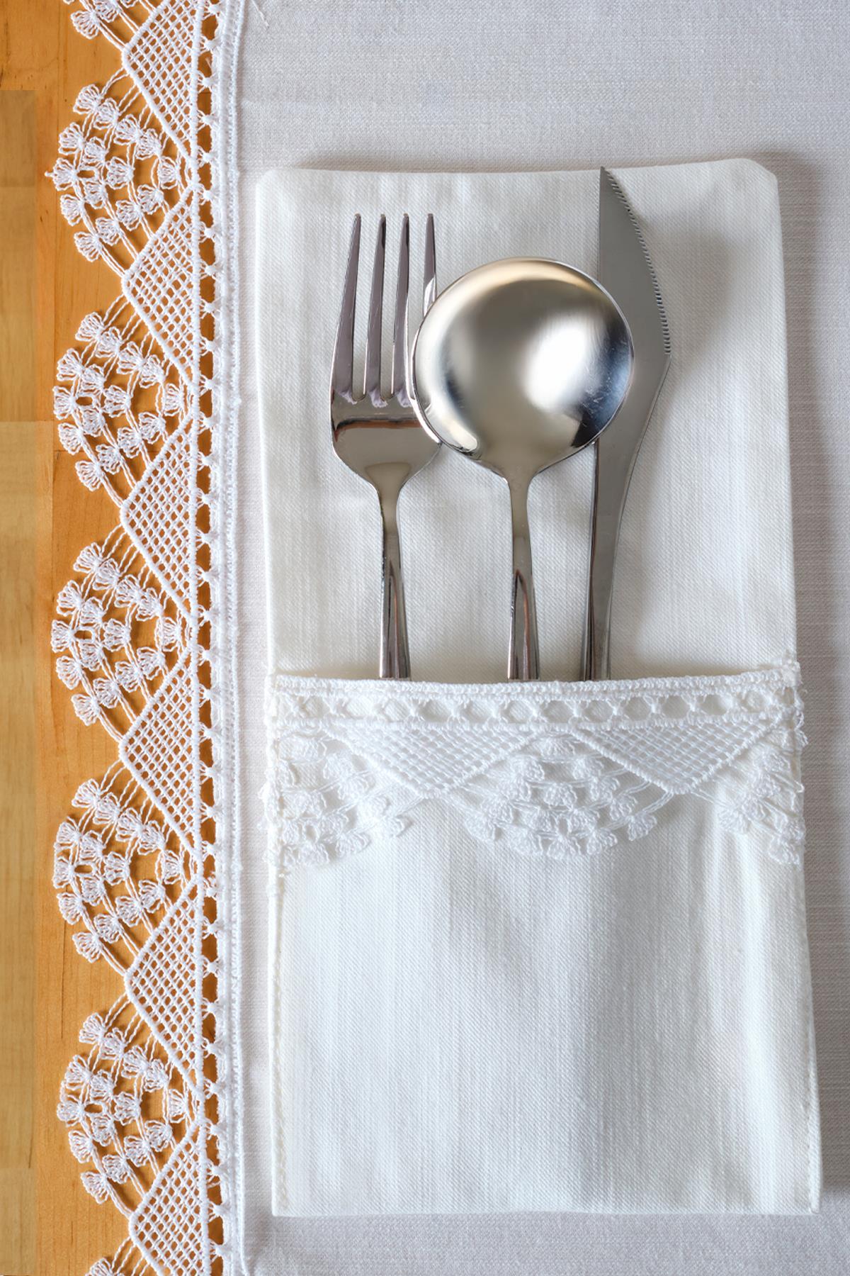 Zarif 4'lü Leke Tutmaz Kaşıklık