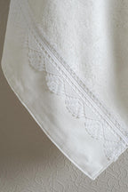 Zarif Dantelli El Havlusu (30 x 50 cm) - Nazik Home - Yuvama Değer!