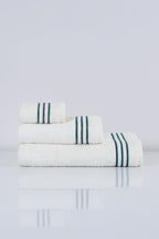 Zen Çizgi Nakışlı Banyo Havlusu (90 x 150 cm) - Nazik Home - Yuvama Değer!