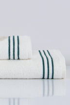 Zen Çizgi Nakışlı Banyo Havlusu (90 x 150 cm) - Nazik Home - Yuvama Değer!